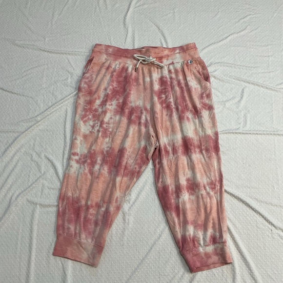 Livi Active Pants - LIVI ACTVE Lane Bryant Pink Tie-Dye Jogger Pants Size 14/16